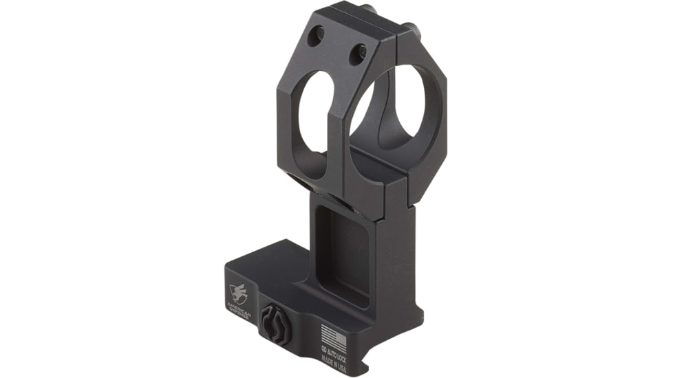 American Defense Manufacturing One Piece Mount for the M68/Comp M2 Optic w/ 1/2in Titanium GI Bolt, Black, Small, AD-68-NV-TGIB