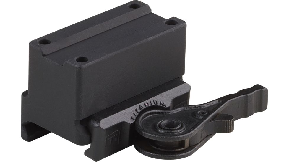 American Defense Manufacturing One Piece Trijicon MRO Mount at Lower 1/3rd SOCOM Height, Black, AD-MRO-11 STD-TL
