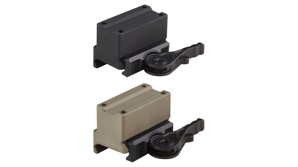 American Defense Manufacturing One Piece Trijicon MRO Mount at Lower 1/3rd SOCOM Height, Black, Flat Dark Earth