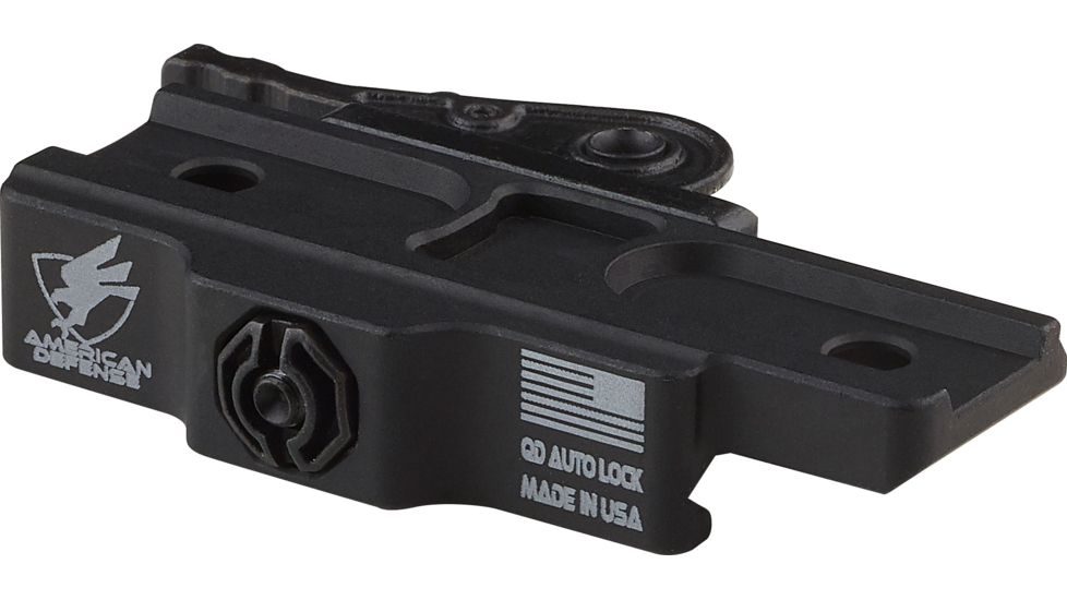 American Defense Manufacturing QD Mount for the Aimpoint Comp M4, Low, Black, AD-CM4-L STD-TL