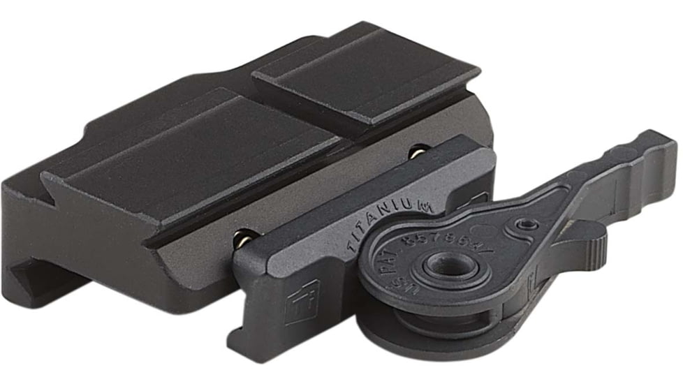 American Defense Manufacturing QD Mount w/ Standard Lever for the Aimpoint ACRO Micro Red Dot in Low Height, Black, AD-ACRO-L-STD
