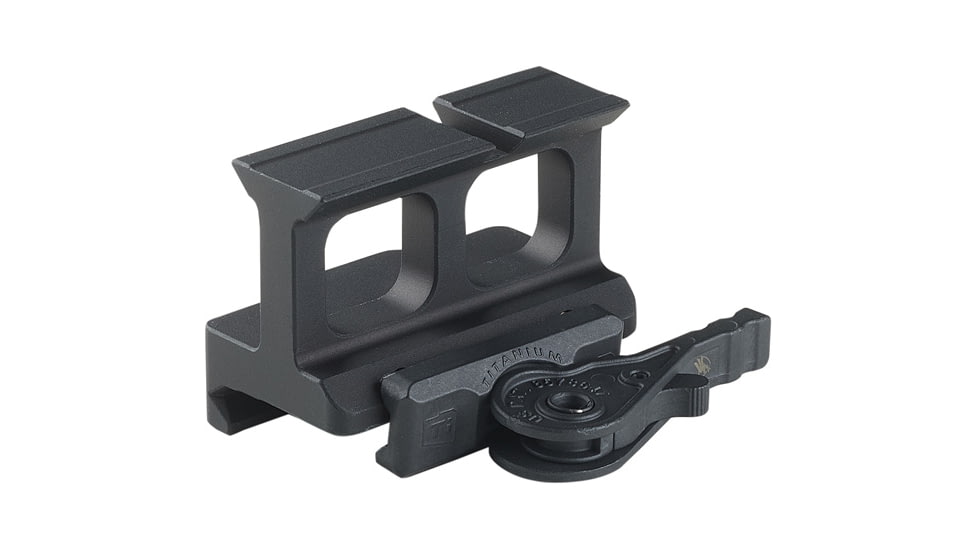 American Defense Manufacturing QD Mount w/ Tac Lever for the Aimpoint ACRO Micro Red Dot in Low Height, Black, AD-ACRO-L-TAC