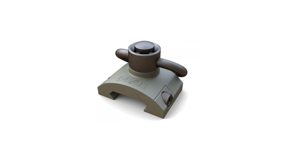 American Defense Manufacturing Rail Mount QD Swivel, Foliage Green, GS-3052