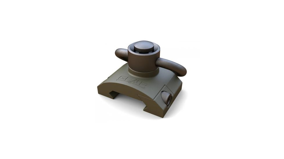 American Defense Manufacturing Rail Mount QD Swivel, Olive Drab, GS-3053