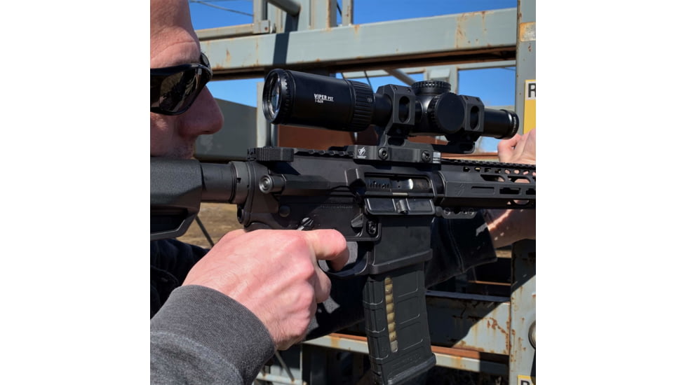 American Defense Manufacturing Recon M Dual Non-QD Rifle Scope Mount, 30mm, Black, AD-RECON-M-30-GIS