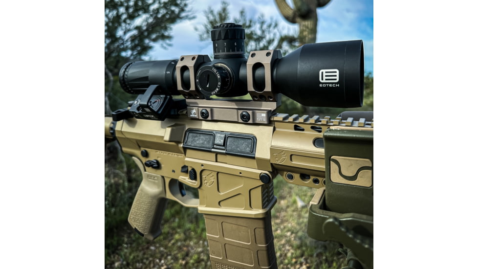 American Defense Manufacturing Recon S Dual Non-QD Rifle Scope Mount, 30mm, Black, AD-RECON-S-30-GIS