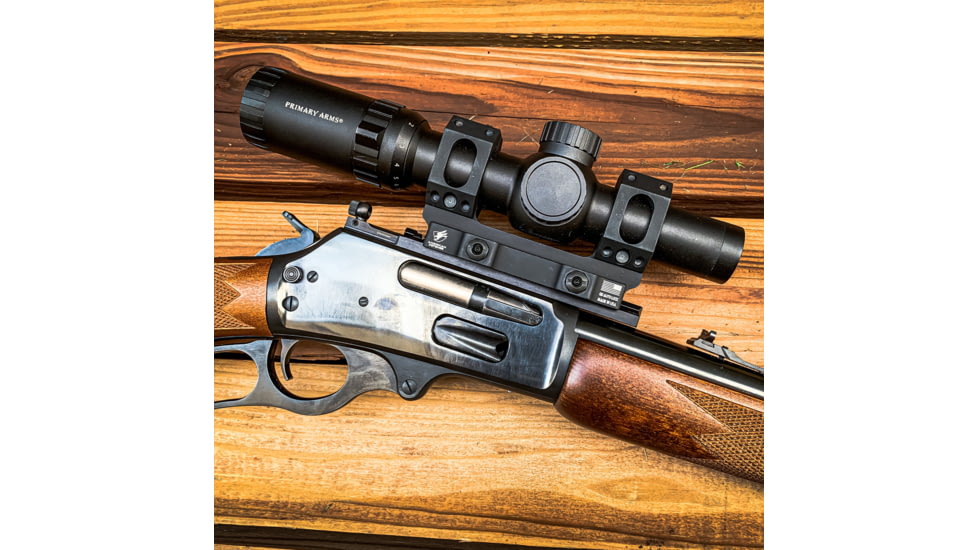 American Defense Manufacturing Recon S Dual Non-QD Rifle Scope Mount, 30mm, Black, AD-RECON-S-30-GIS