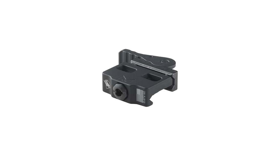 American Defense Manufacturing Short, Quick-Disconnect Mount w/ Standard Lever Assembly, Black, AD-MLOK-PICATINNY-STD