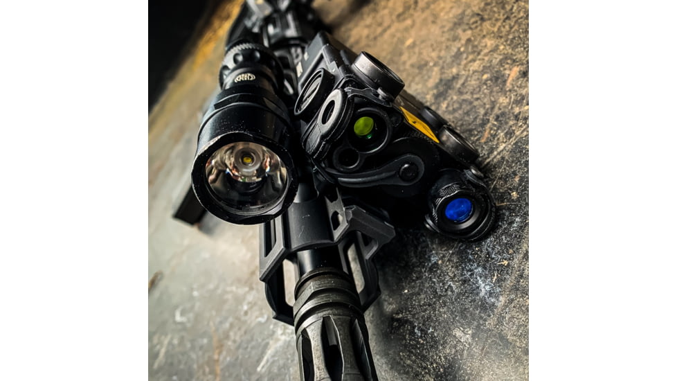 American Defense Manufacturing Steiner DBAL Light/Laser Base, Titanium Lever, Black, AD-DBAL-SF-TL