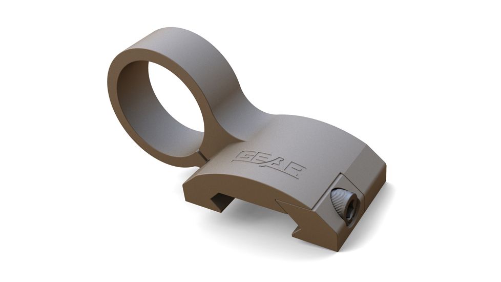 American Defense Manufacturing Surefire 6P Offset Flashlight Mount, Brown, Small, GS-3109