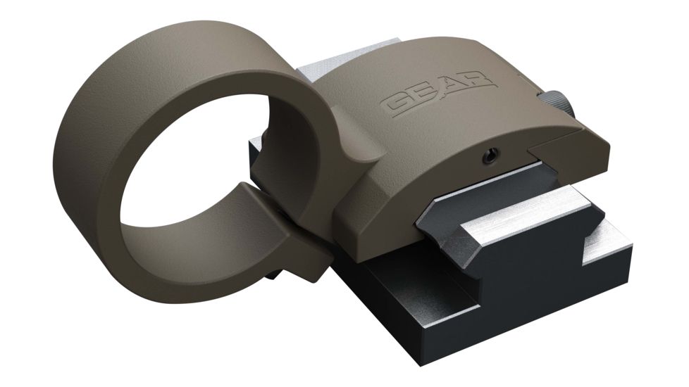 American Defense Manufacturing Surefire 6P Offset Flashlight Mount, Flat Dark Earth, Small, GS-3106