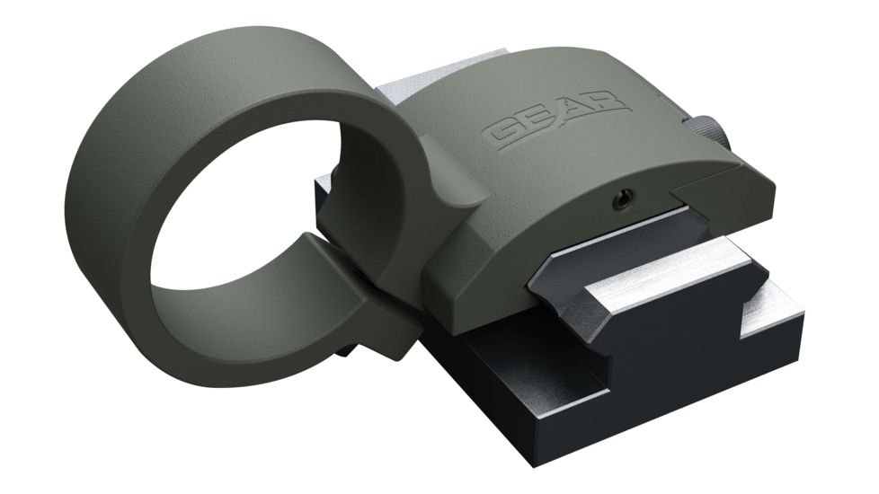 American Defense Manufacturing Surefire 6P Offset Flashlight Mount, Foliage Green, Small, GS-3107