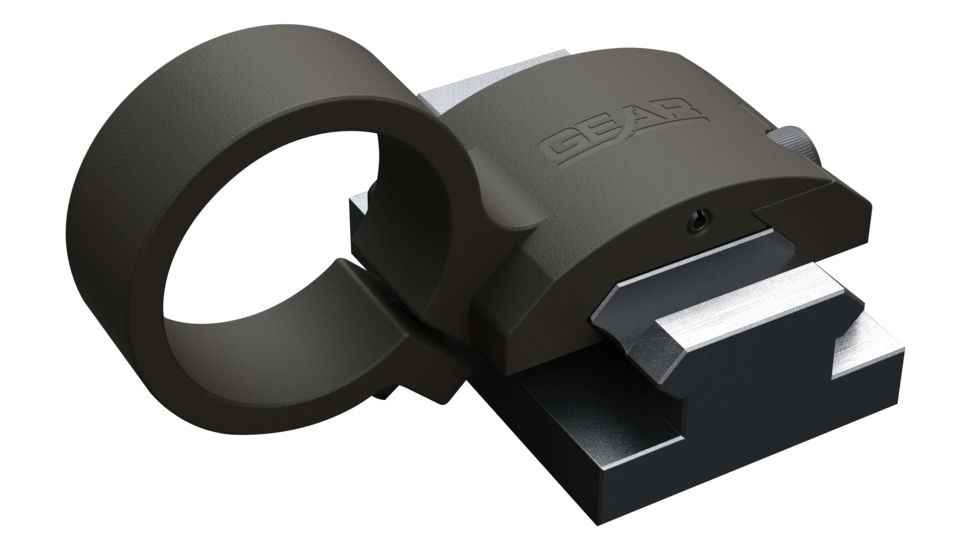 American Defense Manufacturing Surefire 6P Offset Flashlight Mount, Olive Drab, Small, GS-3108