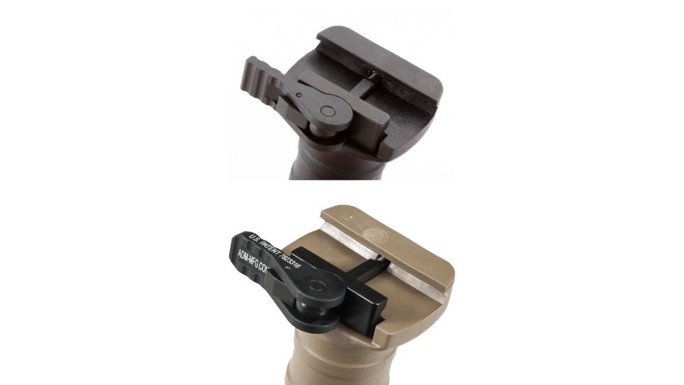 American Defense Manufacturing Tango Down Quick Detach Short Vertical Grip, Black, Flat Dark Earth