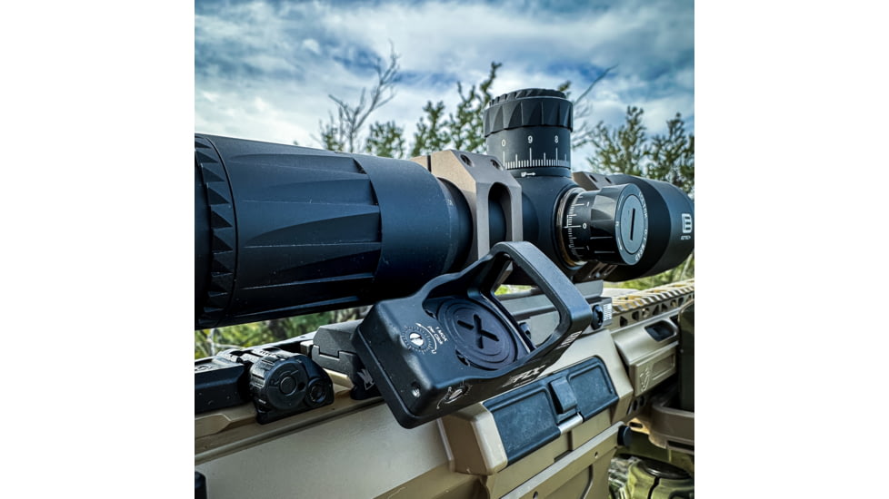 American Defense Manufacturing TR 45 Degree Offset TAC Lever Red Dot Mount, Black, AD-TR-OFFSET-45-TAC