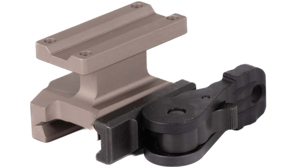 American Defense Manufacturing Trijicon MRO Lightweight COWITNESS Height TAC Lever Red Dot Mount, Flat Dark Earth, AD-MRO-LW-10-FDE-TAC