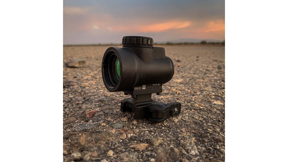 American Defense Manufacturing Trijicon MRO Low Mount, Black, AD-MRO-L STD-TL