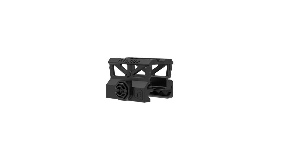 American Defense Manufacturing Trijicon MRO Mount- Co-witness -Full Titanium, Black, AD-MRO-10-TI