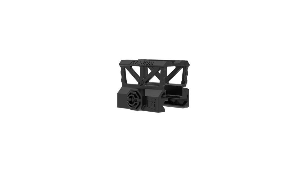 American Defense Manufacturing Trijicon MRO Mount- Lower 1/3 Co- Full Titanium, Black AD-MRO-LCO-Ti