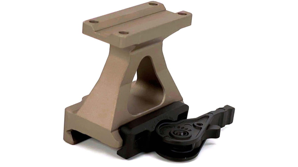 American Defense Manufacturing Trijicon MRO Mount, Night Vision Height, Titanium Lever, Flat Dark Earth, AD-MRO-NV-FDE-TL