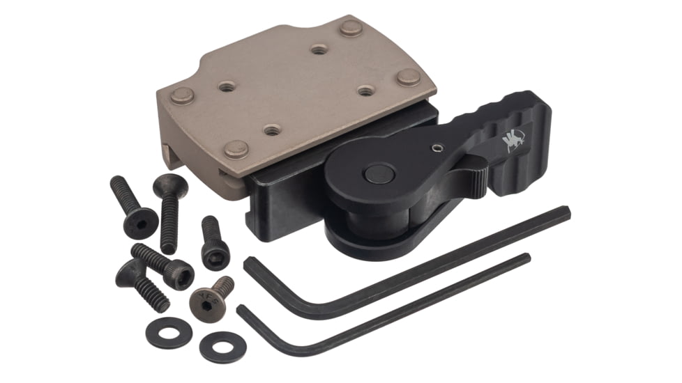 American Defense Manufacturing Trijicon RedDot Mount, Tactical Lever, Flat Dark Earth, AD-TR TAC R FDE