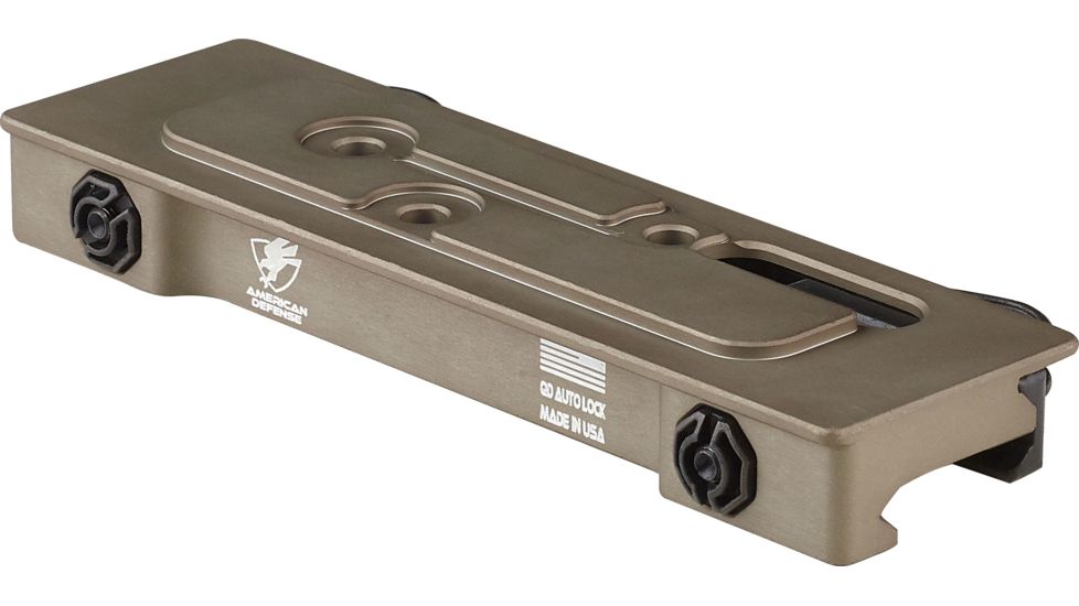American Defense Manufacturing Trijicon Reflex Red Dot Sight Mount, Flat Dark Earth, AD-15-R-FDE-TL