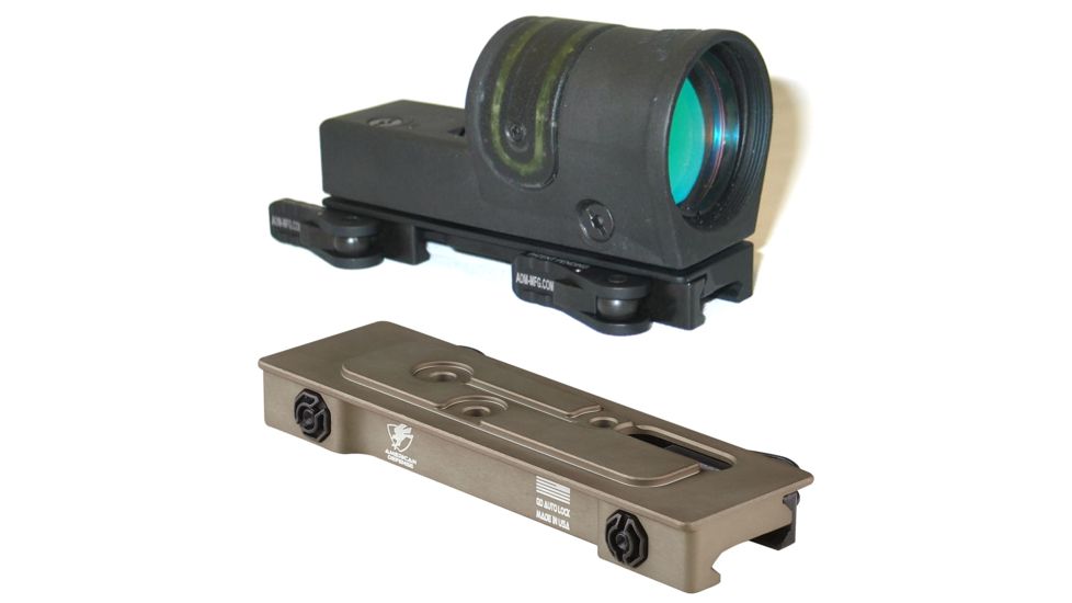 American Defense Manufacturing Trijicon Reflex Red Dot Sight Mount, Black, Flat Dark Earth
