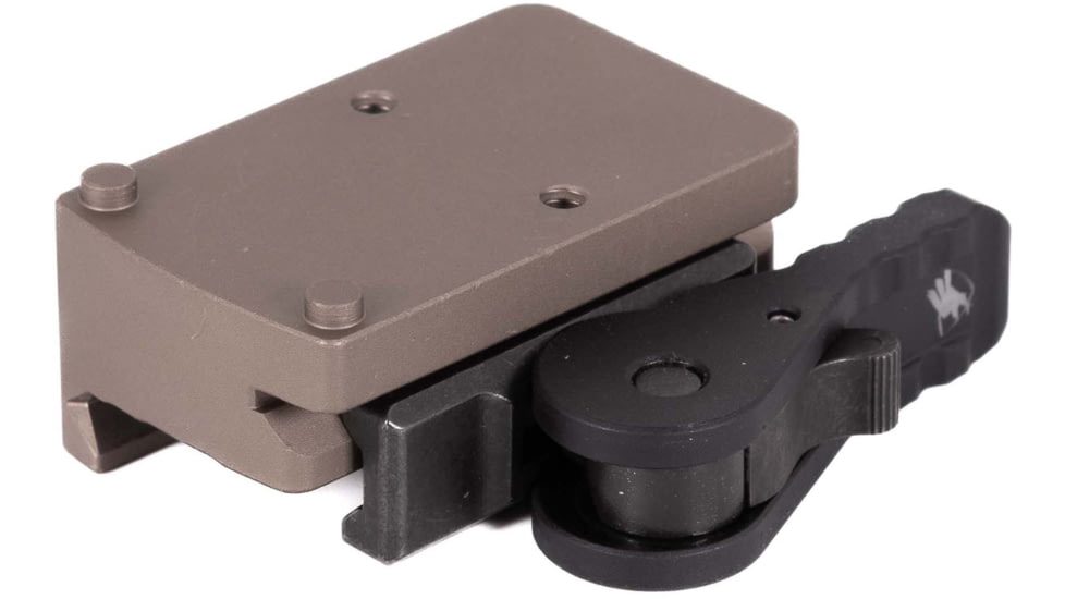 American Defense Manufacturing Trijicon RMR Lightweight QD Mount, Standard Legacy Lever, Low Height, Flat Dark Earth, AD-RMR-LW-L-FDE-STD