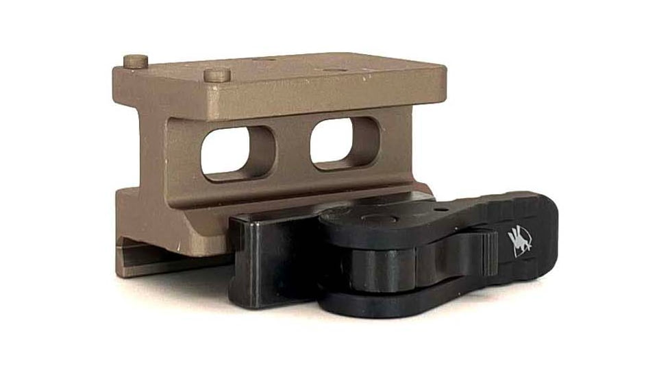 American Defense Manufacturing Trijicon RMR Lightweight QD Mount, Standard Legacy Lever, Co-Witness Mount Height, Flat Dark Earth, AD-RMR-LW-10-FDE-STD