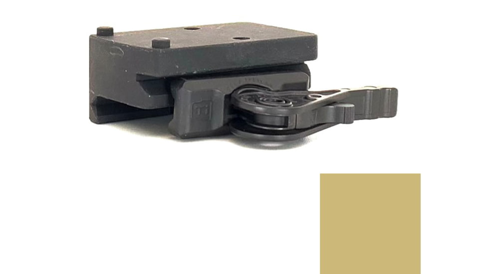 American Defense Manufacturing Trijicon RMR Lightweight QD Red Dot Mount, TAC Lever, Flat Dark Earth, AD-RMR-LW-L-RH-FDE-TAC