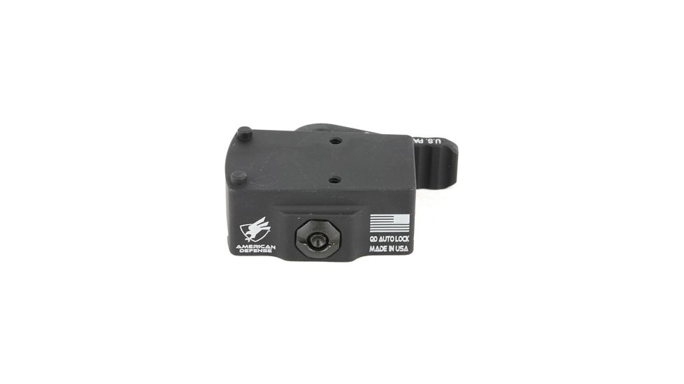 American Defense Manufacturing Trijicon RMR Mount, Standard Lever, Black, Right Hand, AD-RMR-RH STD