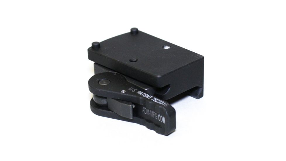 American Defense Manufacturing Trijicon RMR Mount, Tactical Lever, Black, Left Hand, AD-RMR-LH TAC R