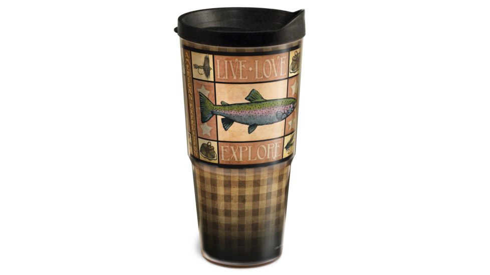 American Expedition Two-Tier Lodge Series Tumbler, Trout, 24oz 4006325