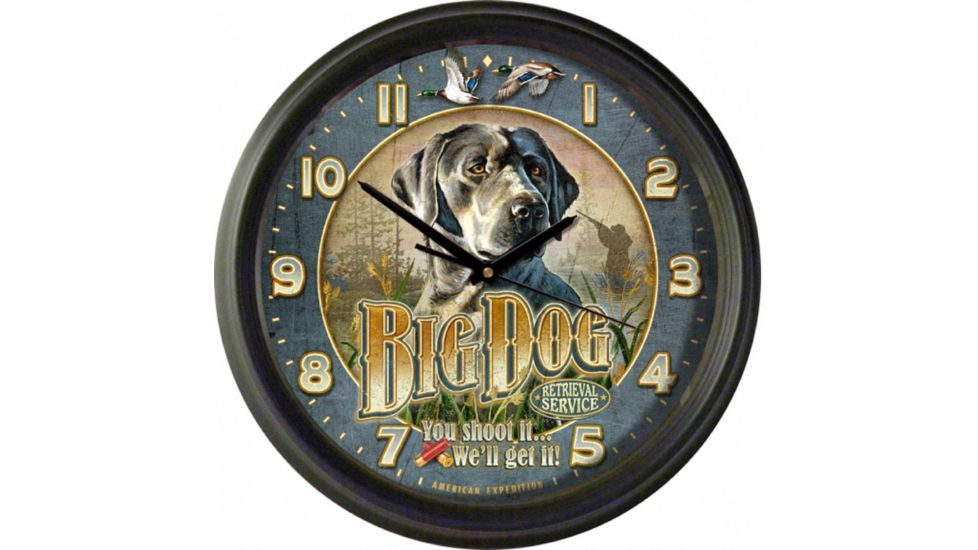 American Expedition Vintage Clock With Big Dog Retrieval Service 4010743