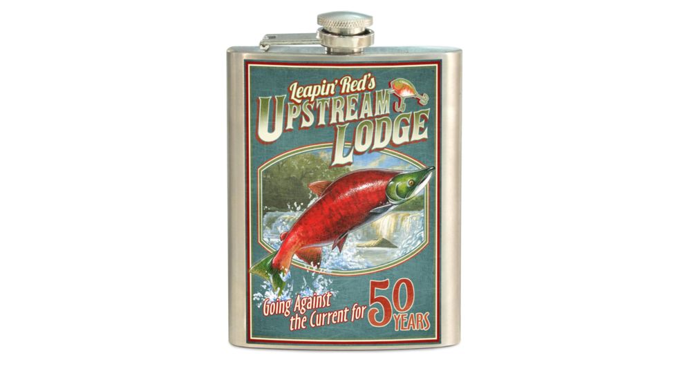 American Expedition Vintage Sign Flask, Salmon 4006308