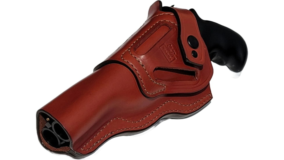 American Gun Craft Diablo 12 Gauge Pistol Leather OWB Belt Holster, Left Hand, Tan, One Size, gpf-20075