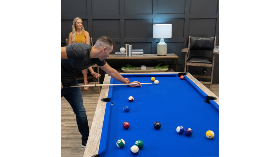 American Legend 84in Kirkwood Billiard Table, Woodgrain, AL3005W