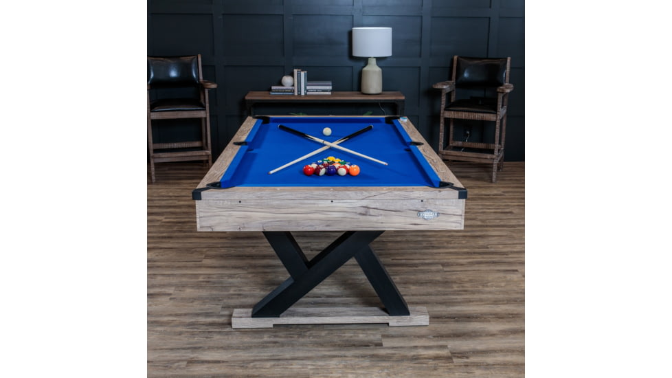 American Legend 84in Kirkwood Billiard Table, Woodgrain, AL3005W