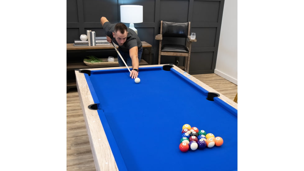 American Legend 84in Kirkwood Billiard Table, Woodgrain, AL3005W