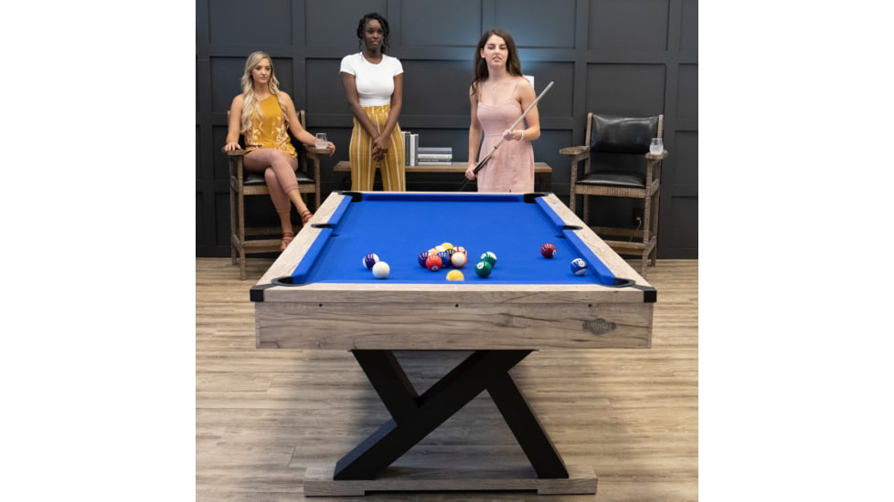 American Legend 84in Kirkwood Billiard Table, Woodgrain, AL3005W