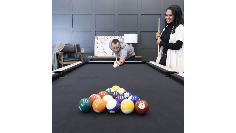 American Legend 90in Kirkwood Billiard Table, Woodgrain, AL3010W