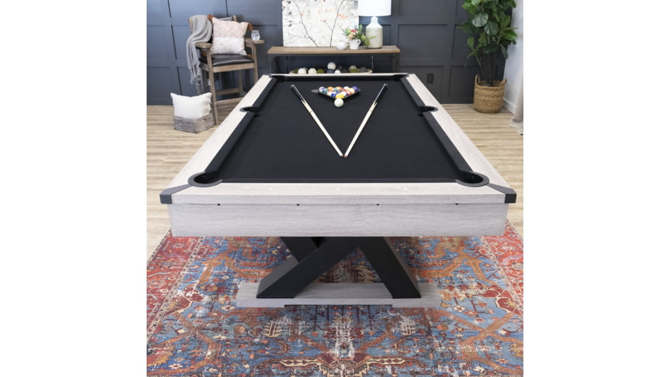 American Legend 90in Kirkwood Billiard Table, Woodgrain, AL3010W