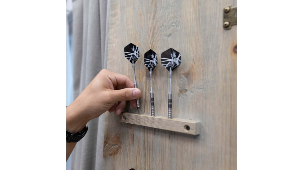 American Legend Barnwood Dartboard Cabinet, Wood grain, AL6000W