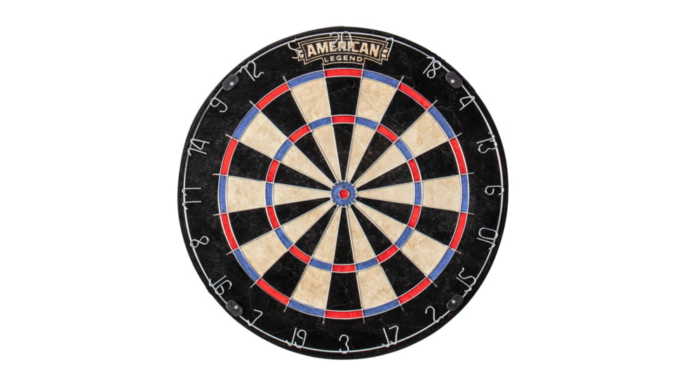 American Legend Charleston Bristle Dartboard Cabinet Set, Wood grain, D4401W