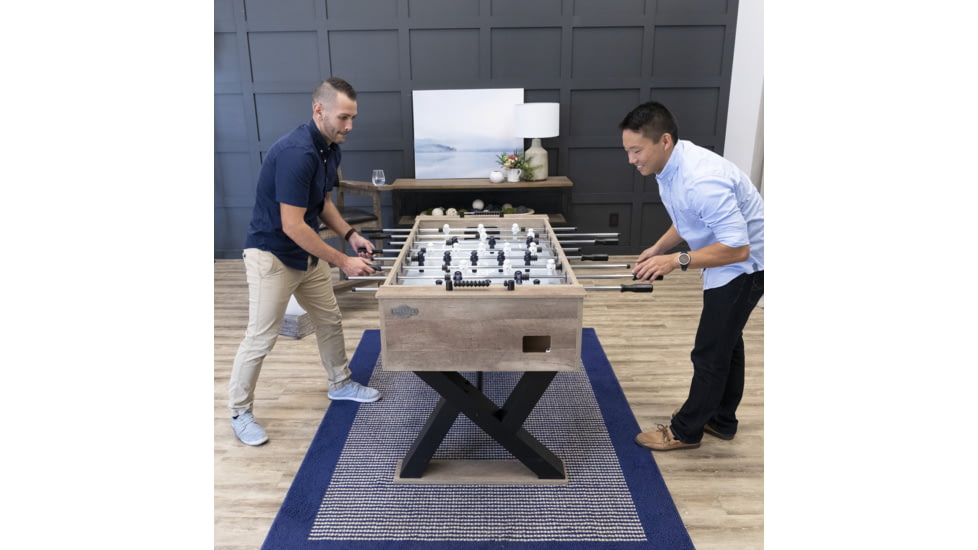 American Legend Kirkwood 55in Foosball Table, Woodgrain, AL2010W