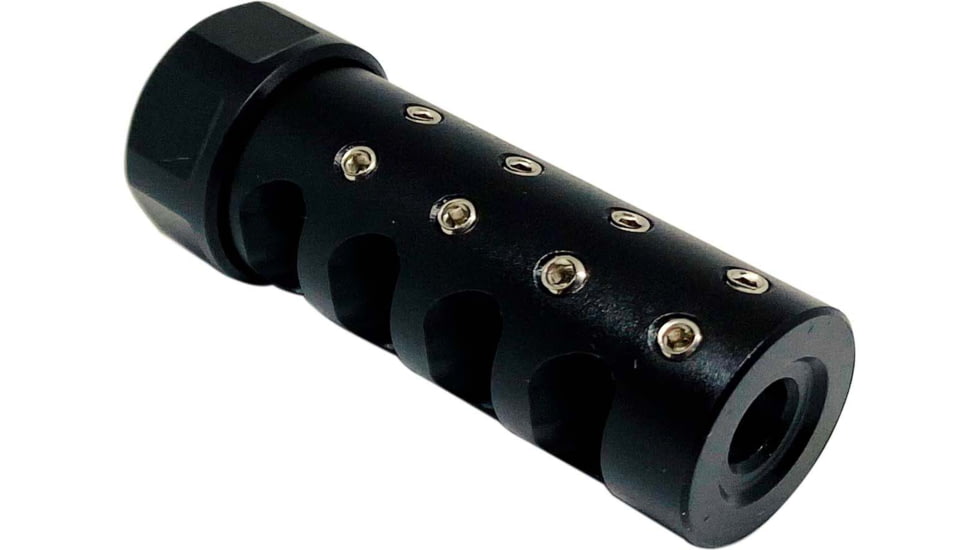 American Precision Arms Micro Bastard Gen 3 The Answer Muzzle Brake, .338, 9/16x24, Nitrided, G3A9638N