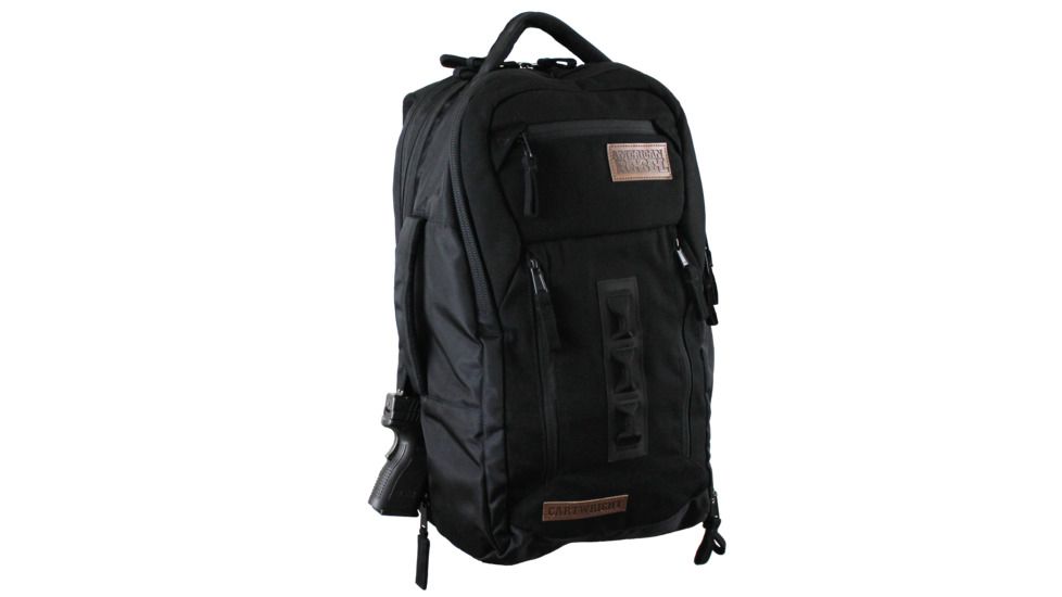 American Rebel Cartwright Backpack, Black, Large, CB-1004-BK-BK-294-LG