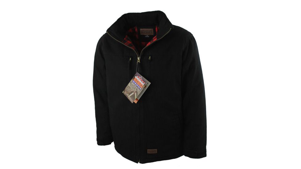 American Rebel Hoodless Cartwright Coat - Mens, Black, Extra Large, CJ-2001-BK-HL-266-XL