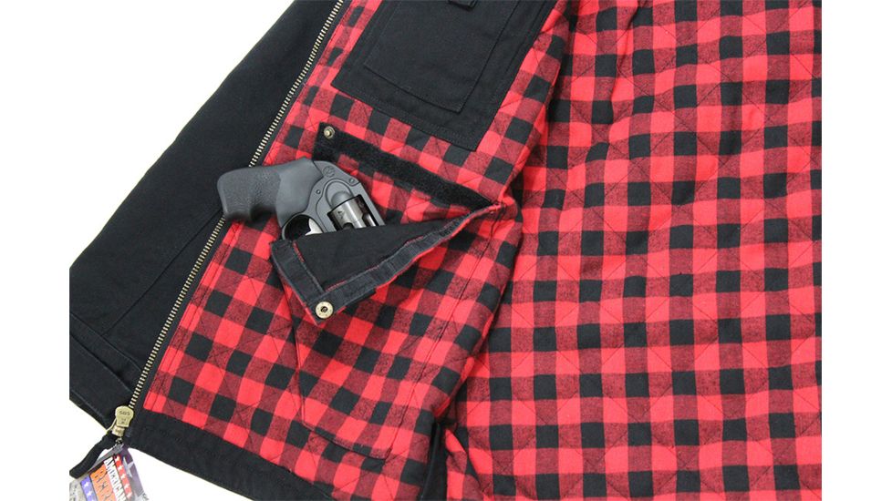 American Rebel Hoodless Cartwright Coat - Mens, Black, Extra Large, CJ-2001-BK-HL-266-XL