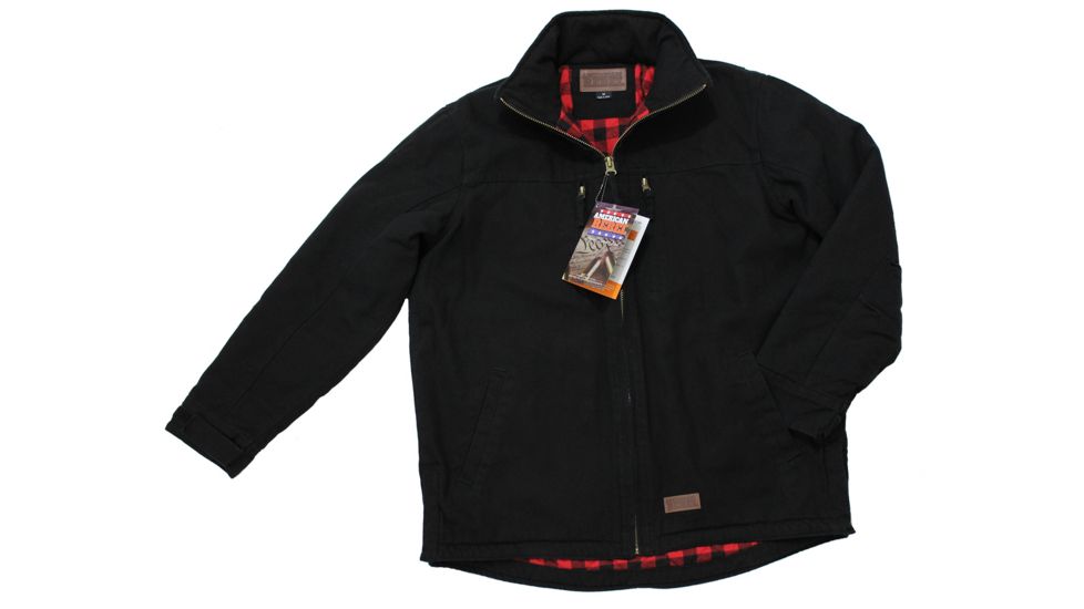 American Rebel Hoodless Cartwright Coat - Mens, Black, Extra Large, CJ-2001-BK-HL-266-XL